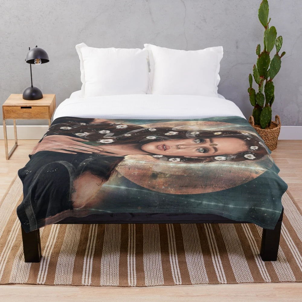 Soft and plush military-inspired blanket