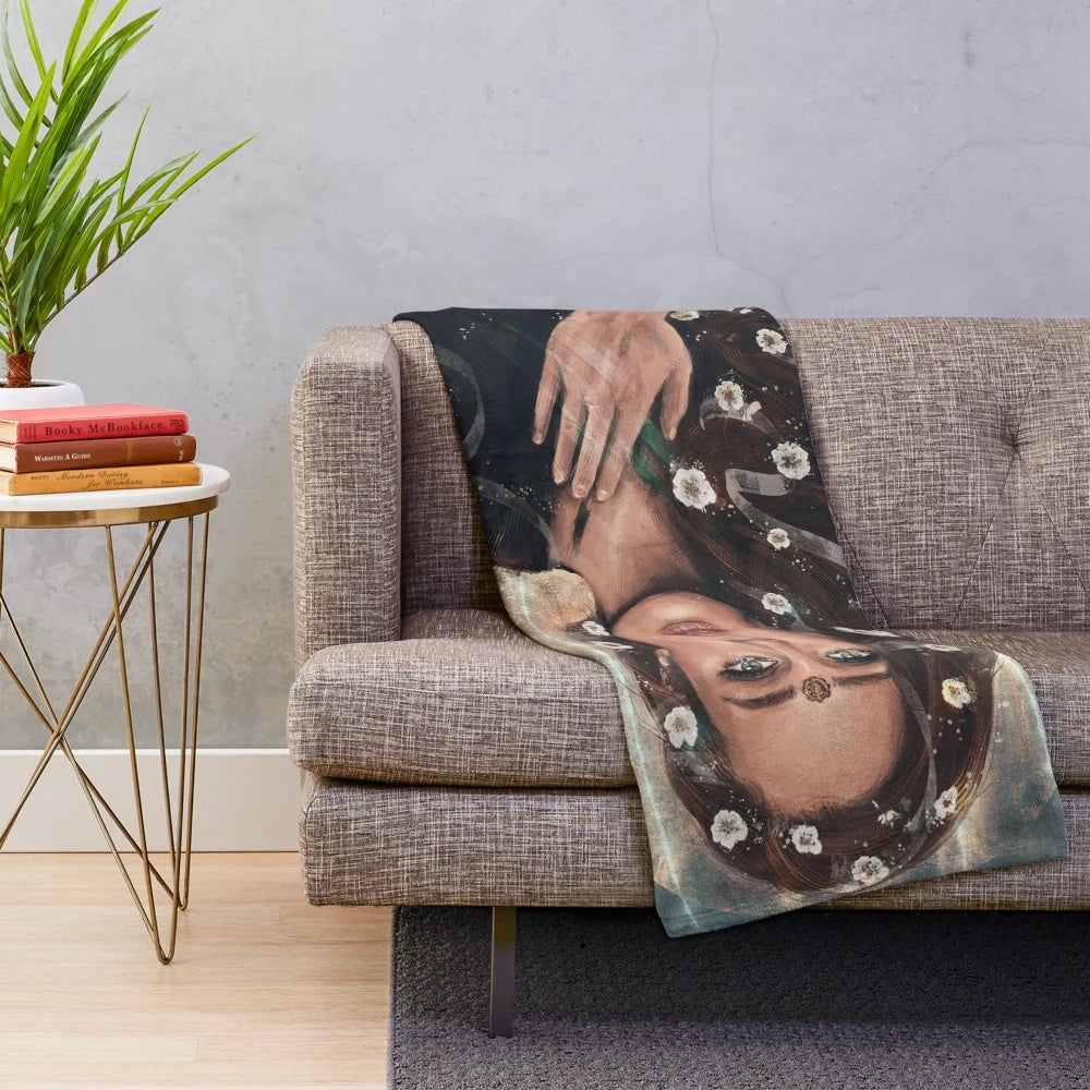 Soft and plush military-inspired blanket