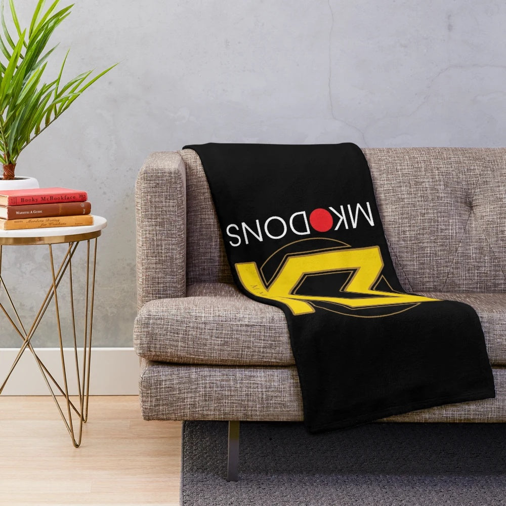 MK Dons FC Plush Blanket with Football Club Branding