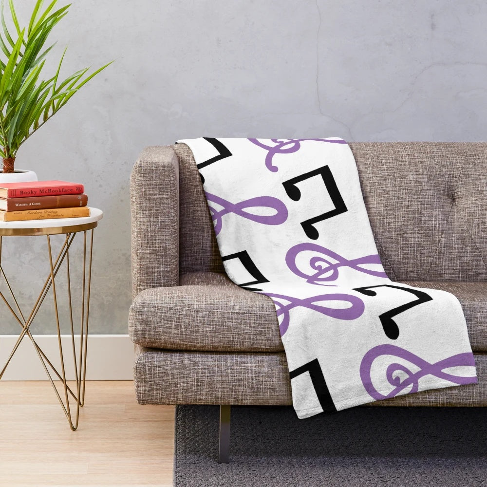Plush blanket featuring Vinyl Scratch and Octavia designs from the My Little Pony TV series