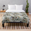 Modao Zushi inspired plush blanket with traditional design