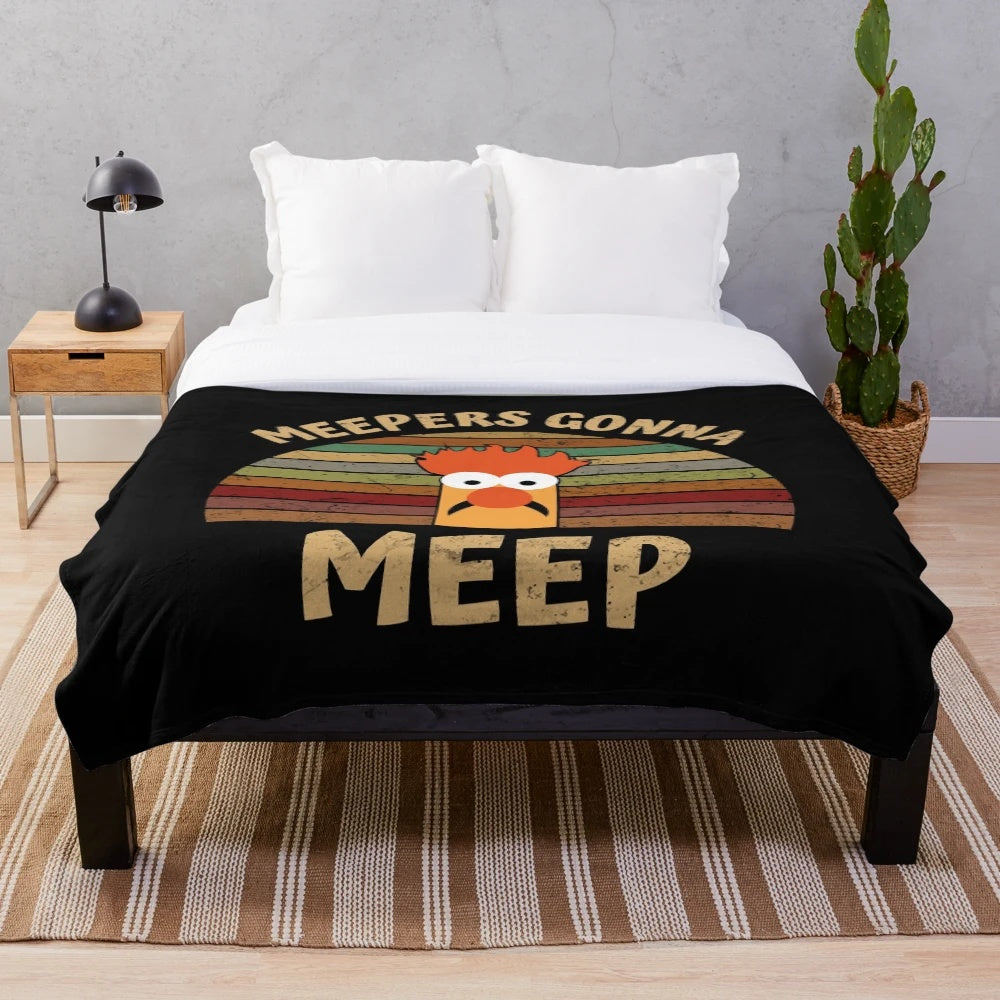 Muppet Show Beaker Meeper Plush Blanket