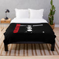 Soft and cozy plush blanket with music-inspired design