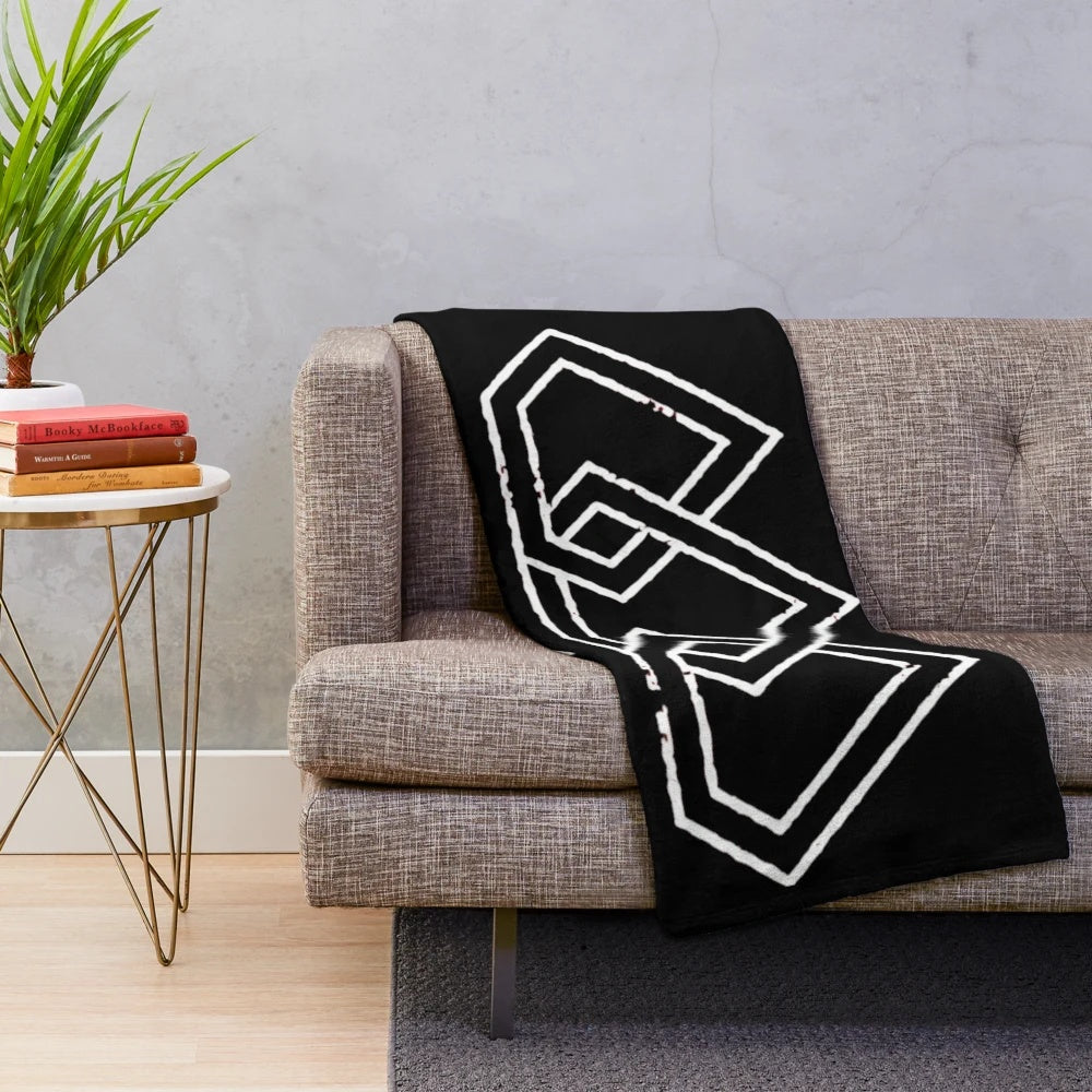 The Score band album cover design printed on a soft and plush blanket