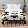 Oh Happy Day themed plush blanket