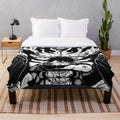 Luffi One Piece inspired plush blanket