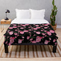 Soft and Cozy Peony Plush Blanket