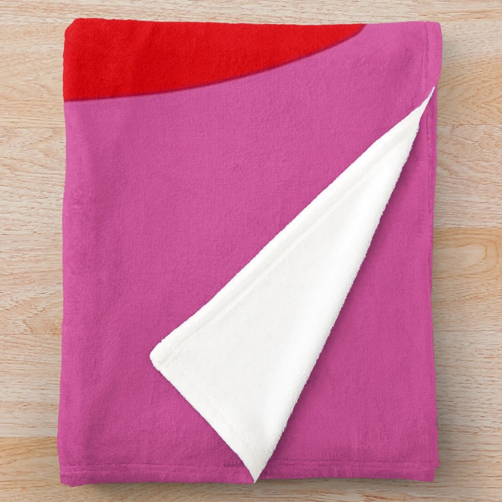 Soft and plush pink flamingo-themed blanket for cozy and quirky home decor