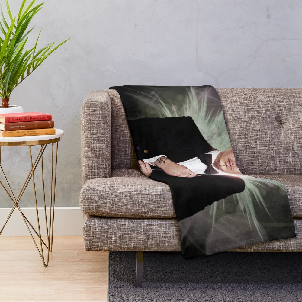 Pitbull Mr. Worldwide Plush Blanket