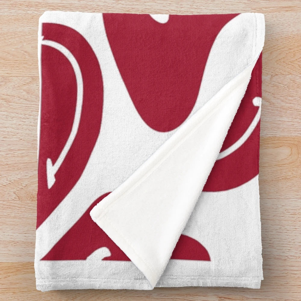 Plush blanket with a soft and comfortable design for college dorms and homes