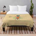 Soft and cozy plush blanket featuring a grey color design