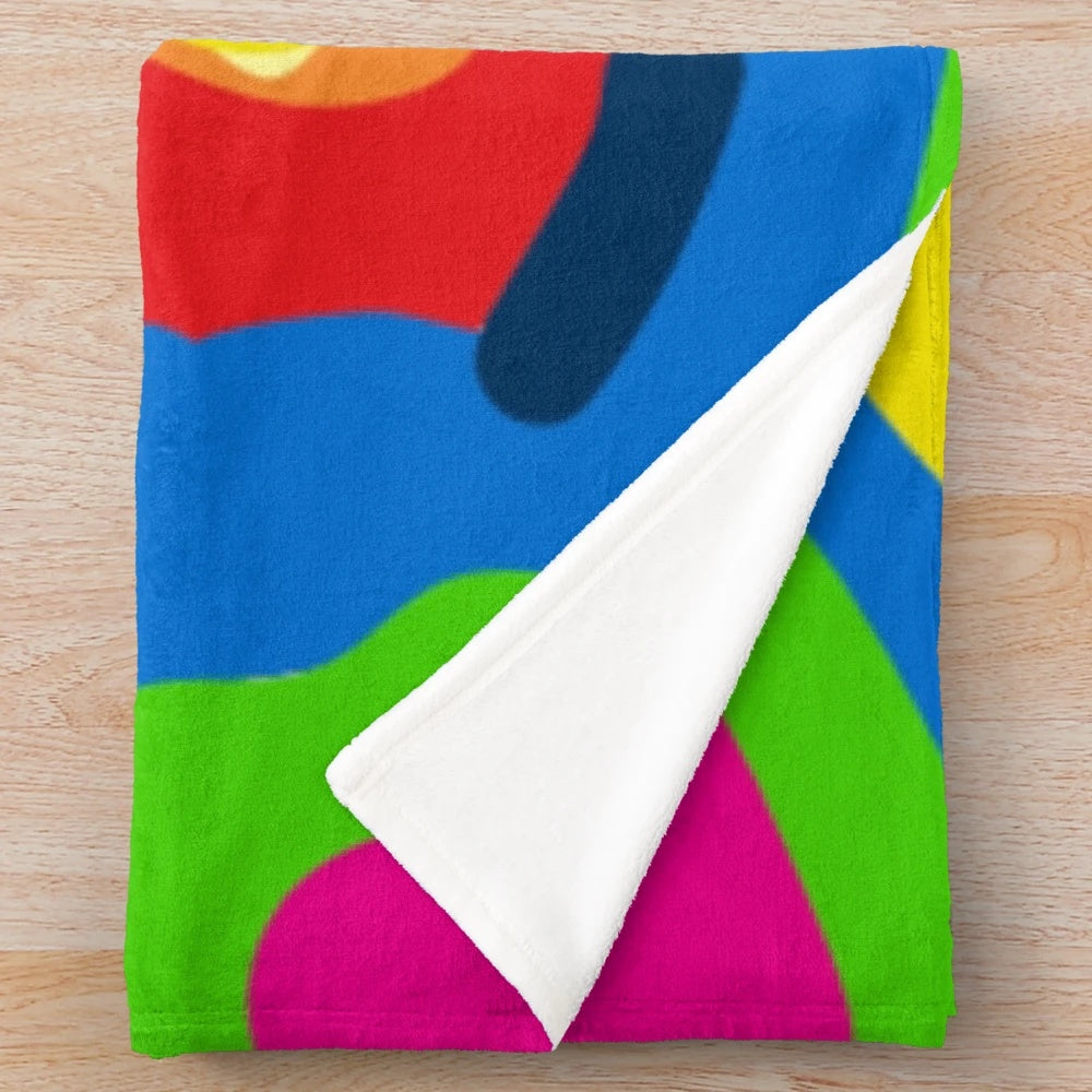 Soft and plush blanket in various colors for home decor