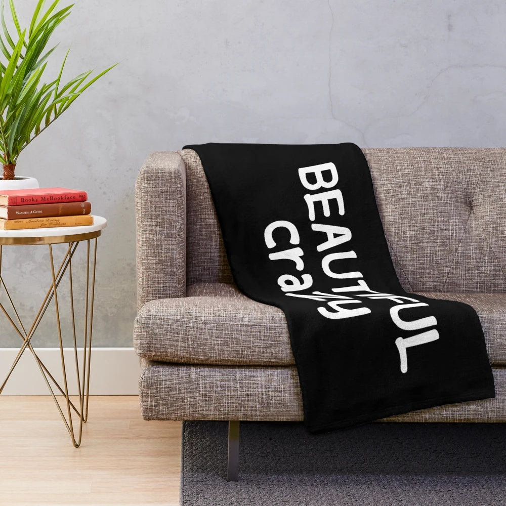 Soft and cozy plush blanket with country music design