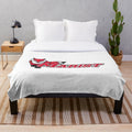 Marist College-themed plush blanket