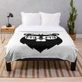 Soft and plush blanket with "Best Mom" text, perfect for mothers day gift