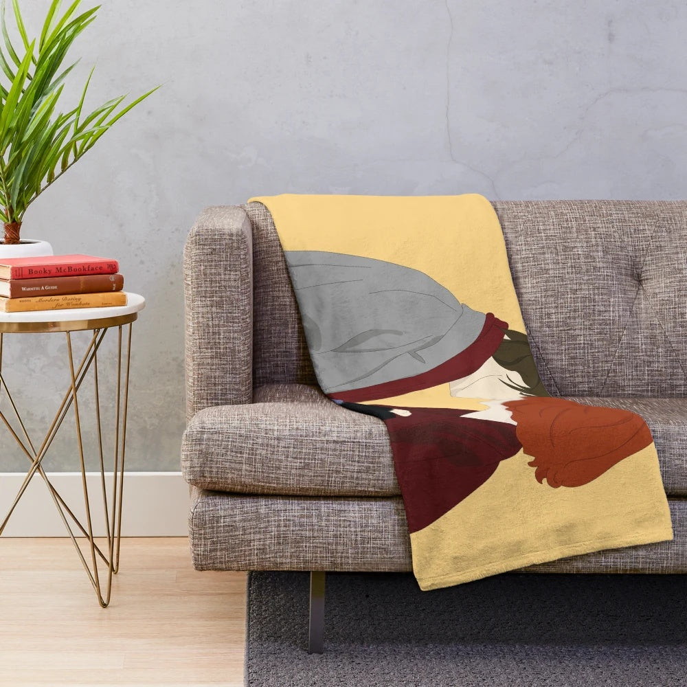 Soft and plush blanket for cozy movie nights