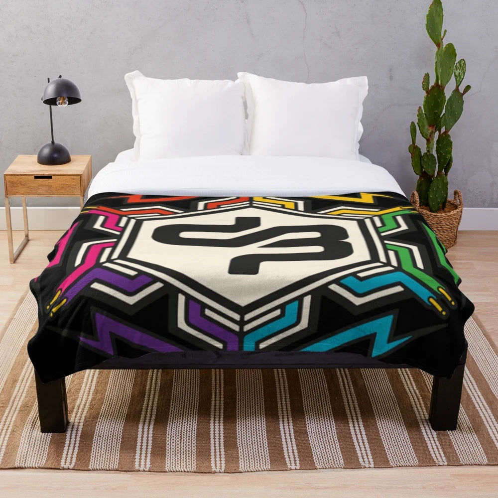 Soft and plush blanket for music lovers