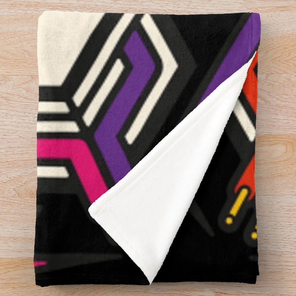 Soft and plush blanket for music lovers