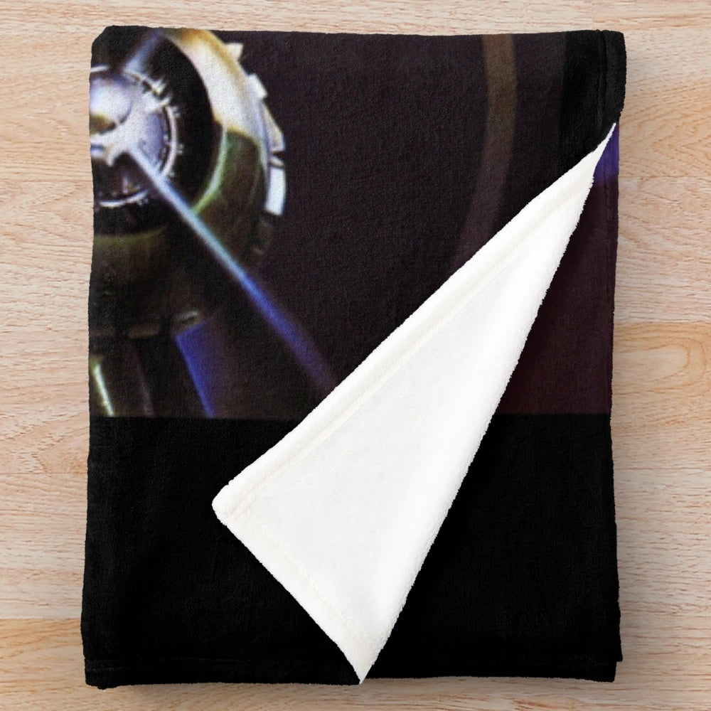 Plush blanket with Night Ranger design