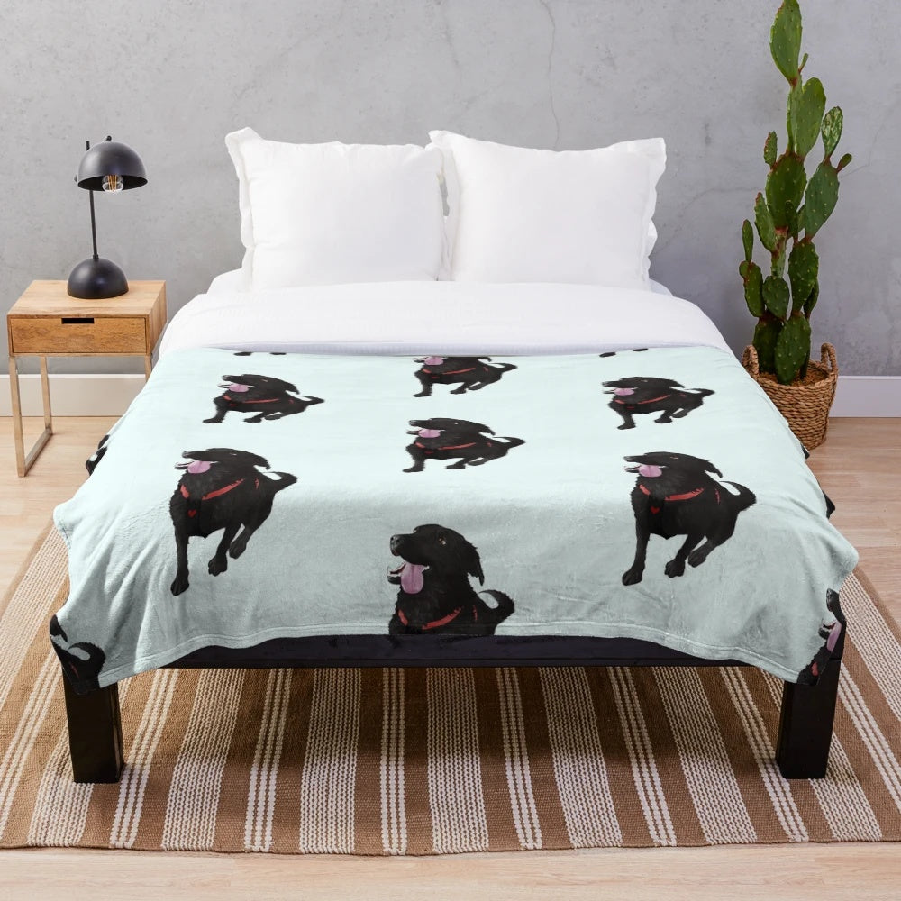 Soft and cozy plush blanket for pets and animals