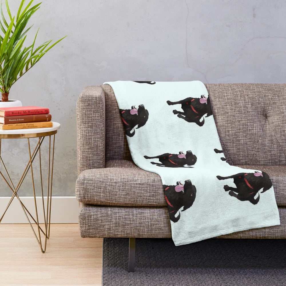 Soft and cozy plush blanket for pets and animals