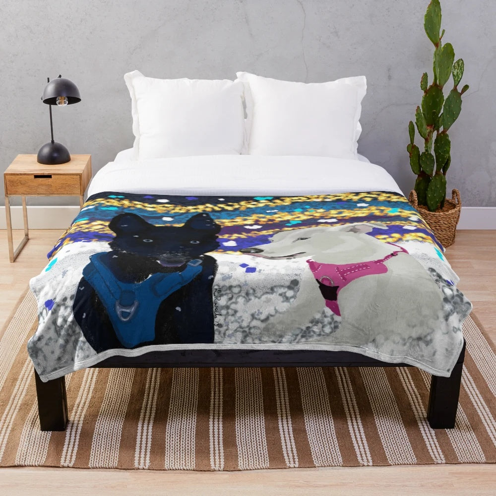 Soft and plush blanket for pets