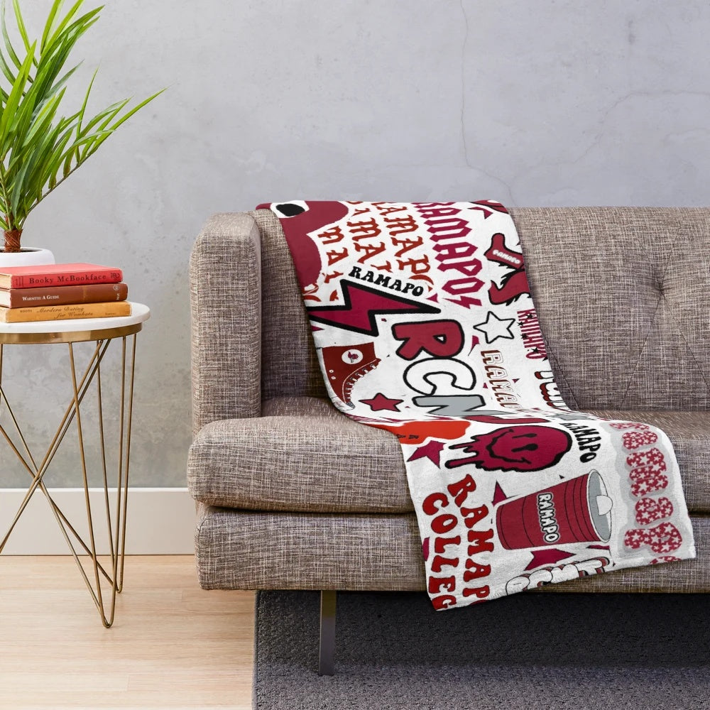 Ramapo College Roadrunners plush blanket