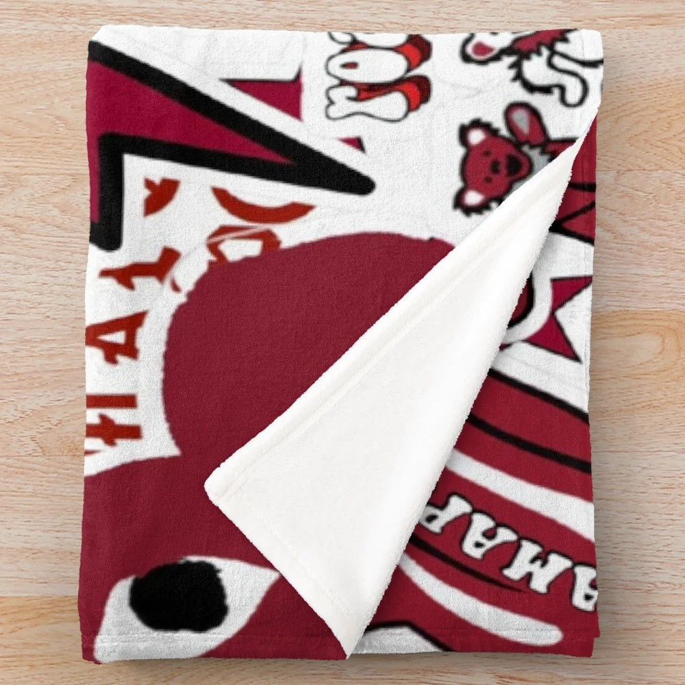 Ramapo College Roadrunners plush blanket