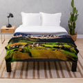 Soft and plush blanket in a calm and peaceful design