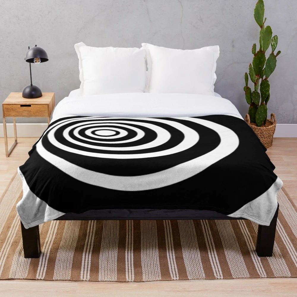 Soft and comfortable plush blanket for home decor