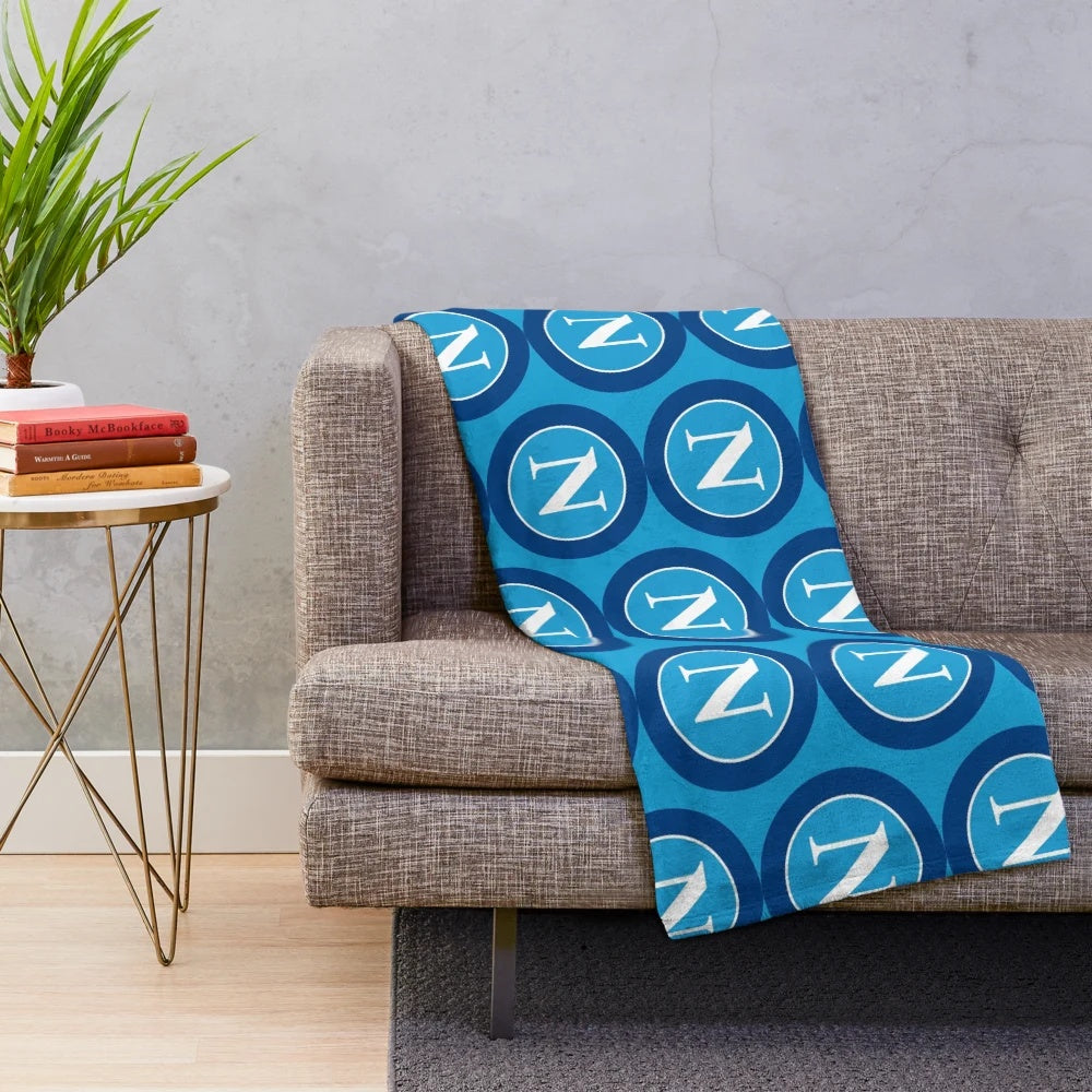 Soft and plush blanket featuring the Napoli logo for soccer fans