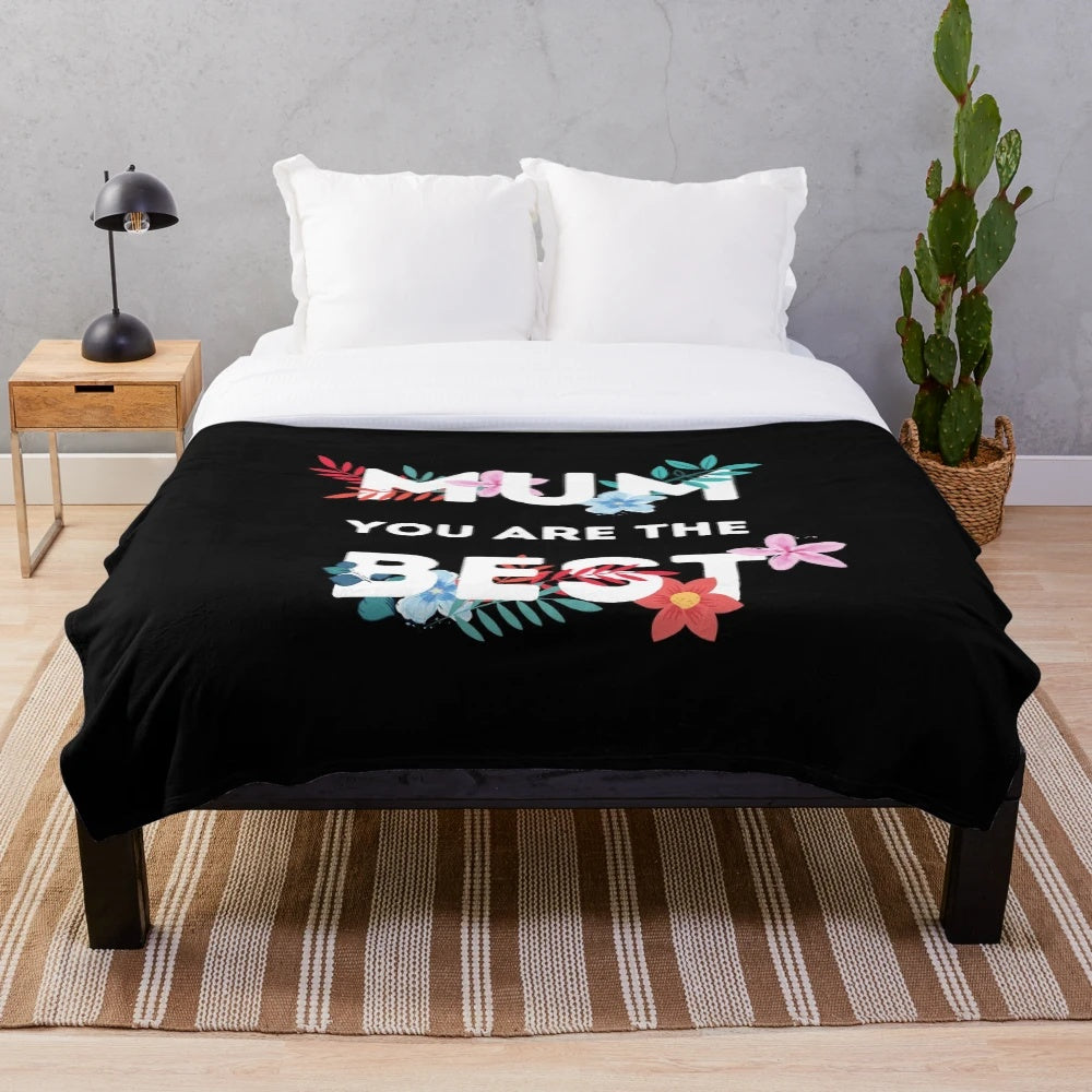 Soft and Cozy Plush Blanket for the Best Mom