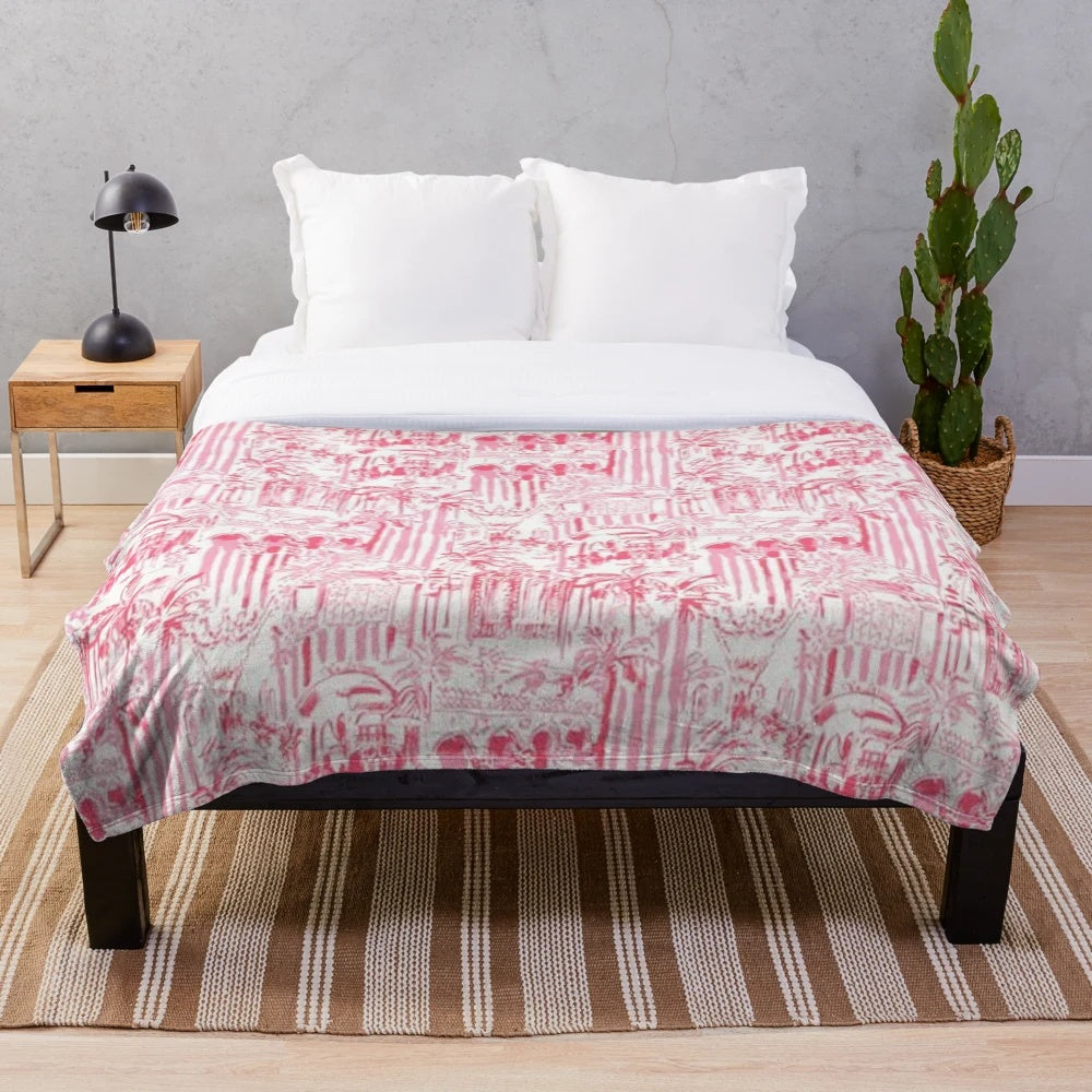 Soft and Plush Pink Blanket for Cozy Home Decor