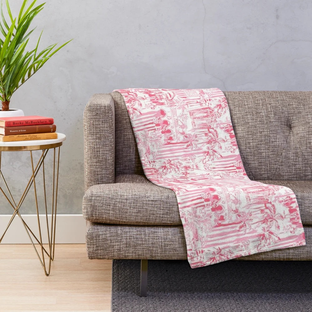 Soft and Plush Pink Blanket for Cozy Home Decor