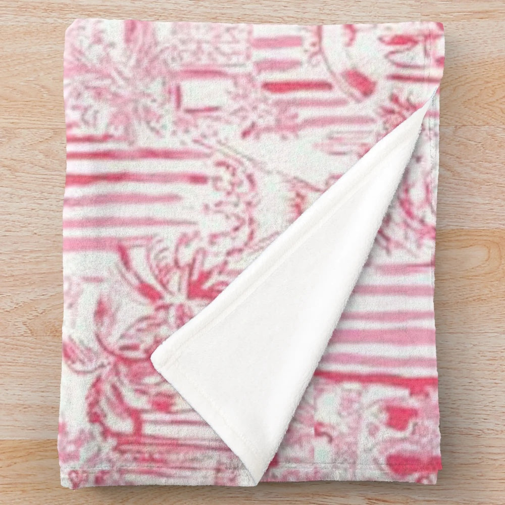 Soft and Plush Pink Blanket for Cozy Home Decor