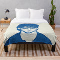 Soft and plush blanket with Arctic Monkeys-inspired design