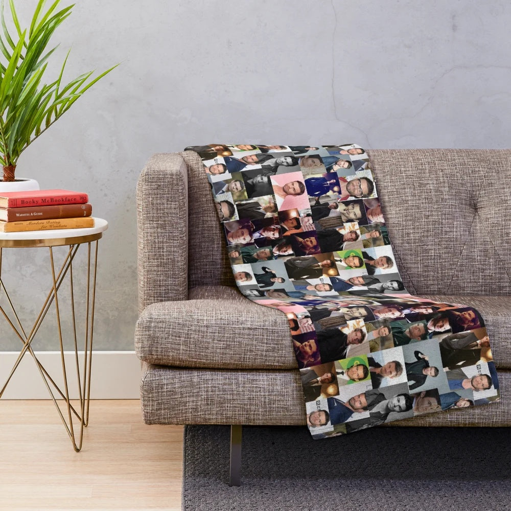 Soft and plush blanket with a trendy design