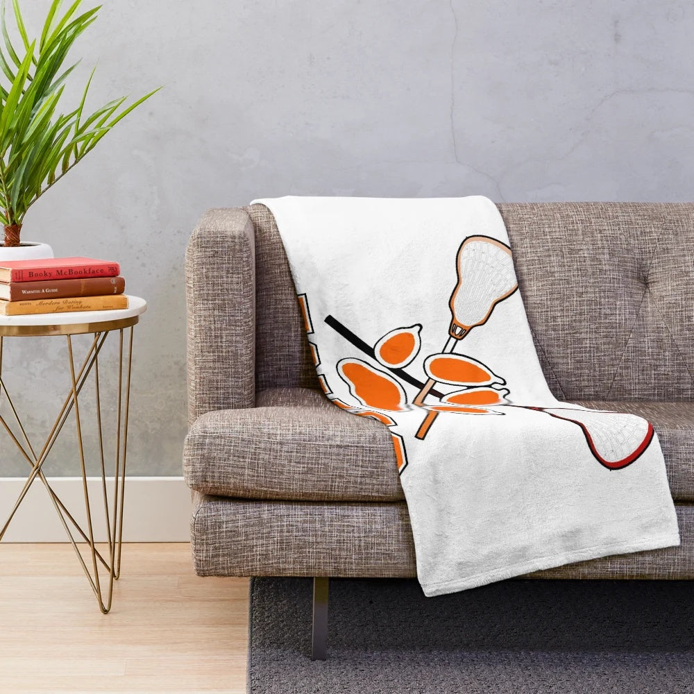 Plush blanket featuring the Palmetto State Foxes crest design