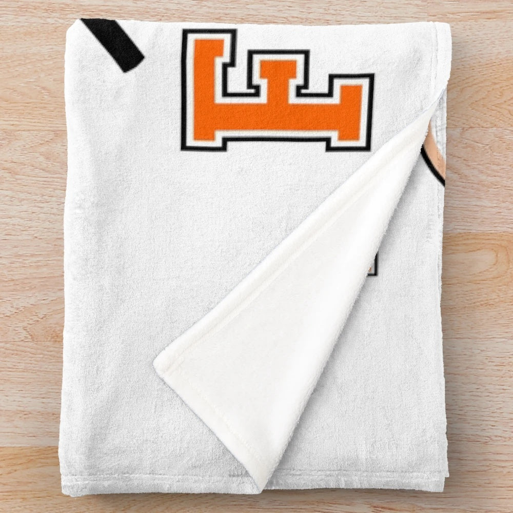 Plush blanket featuring the Palmetto State Foxes crest design