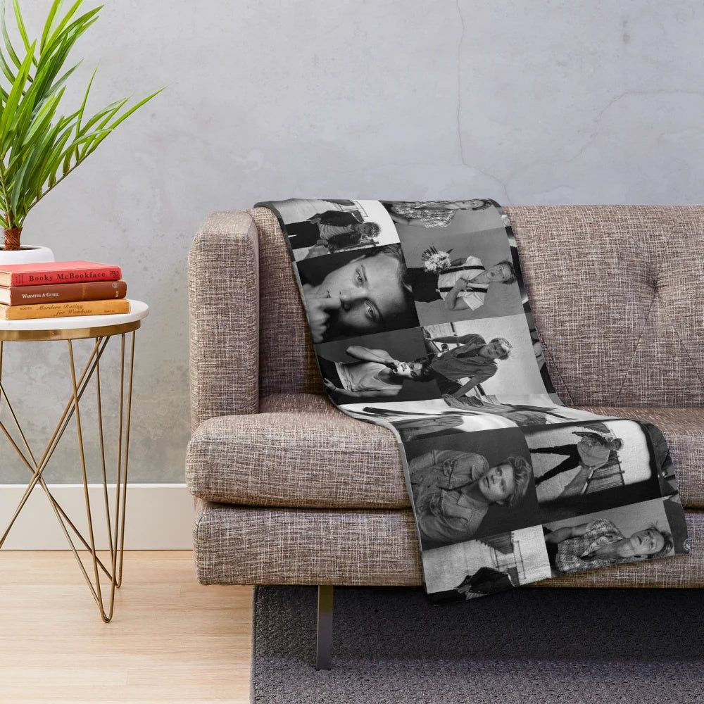 Soft and Comfortable Plush Blanket Featuring Rudy Pankow