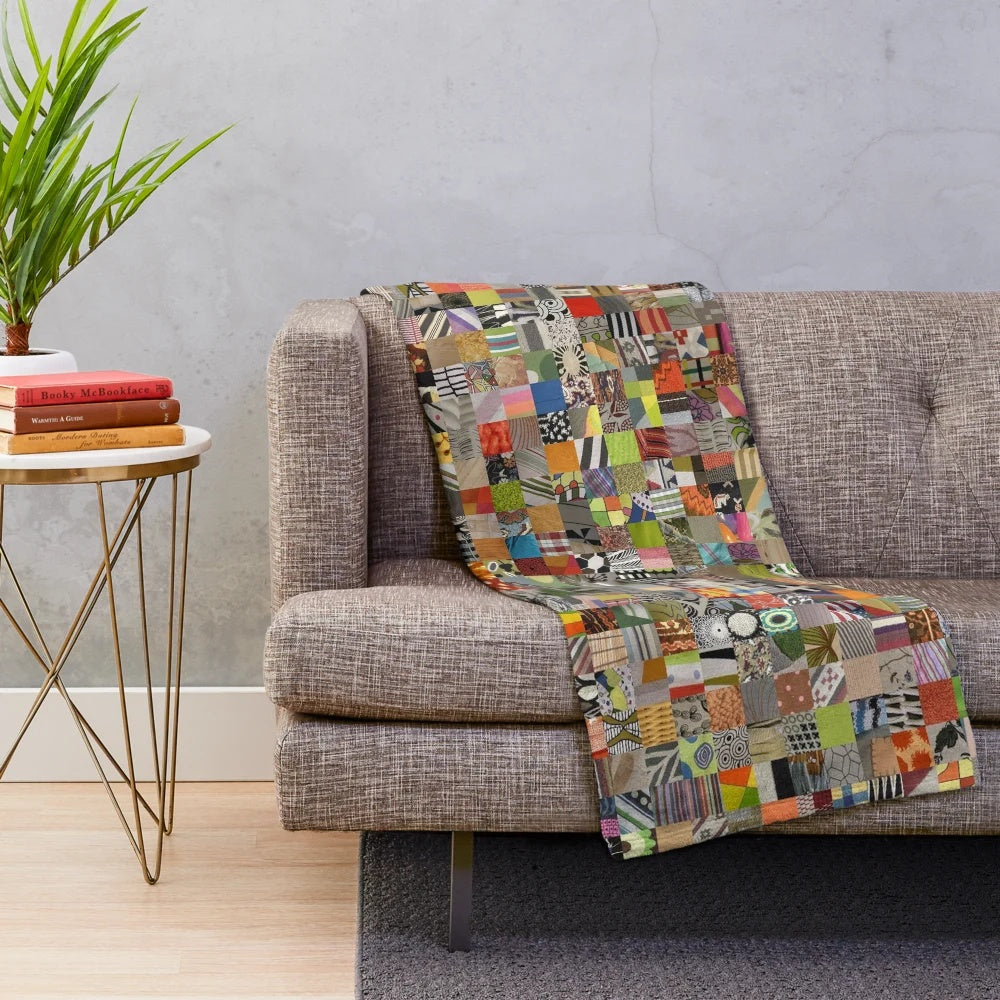Soft and plush blanket in Ikea-inspired colors