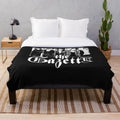 Plush blanket featuring the logo of the Japanese rock band The Gazette