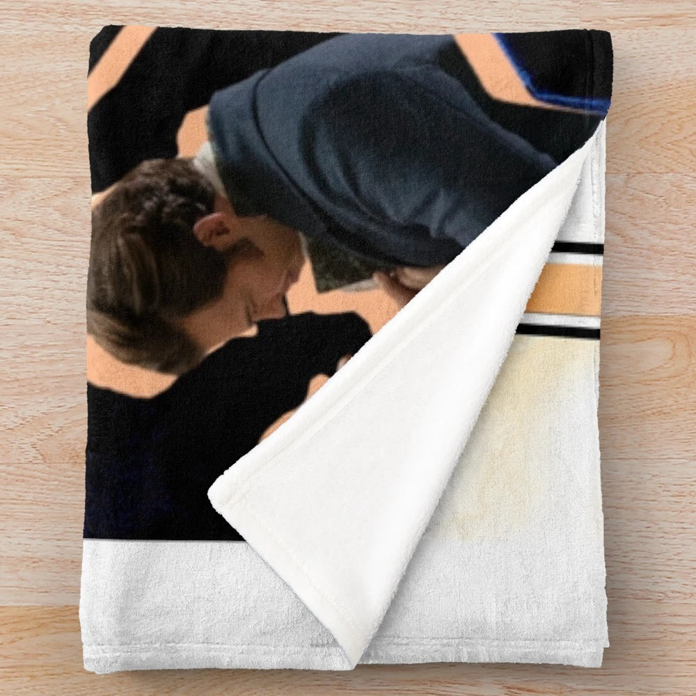 Soft and plush blanket with TV show character designs