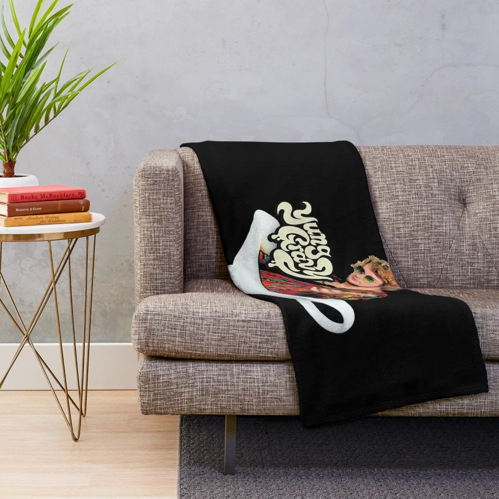 Soft and cozy plush blanket with Yung Gravy inspired design