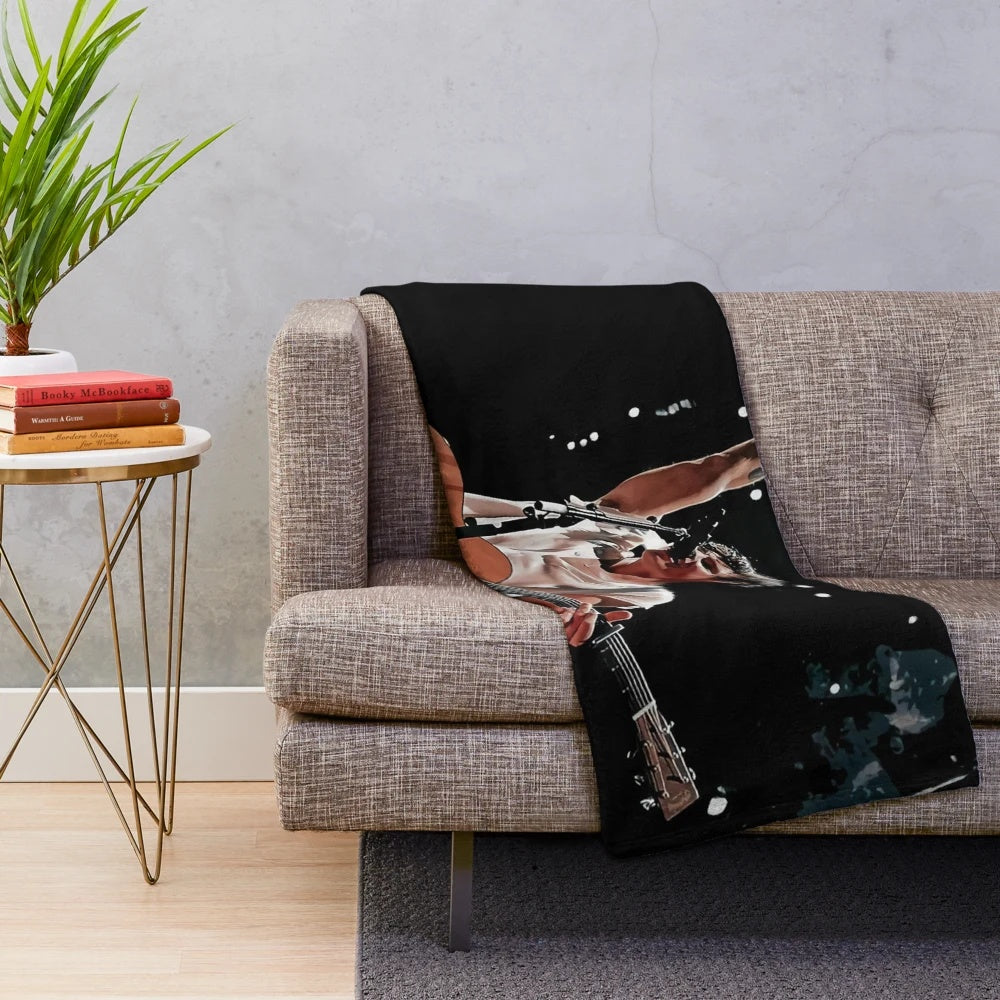 Mendes inspired plush blanket