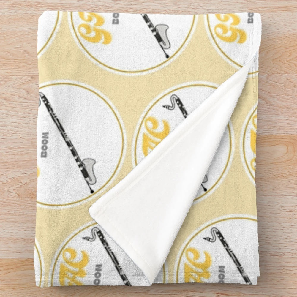 Soft and Cozy Plush Blanket with College Branding