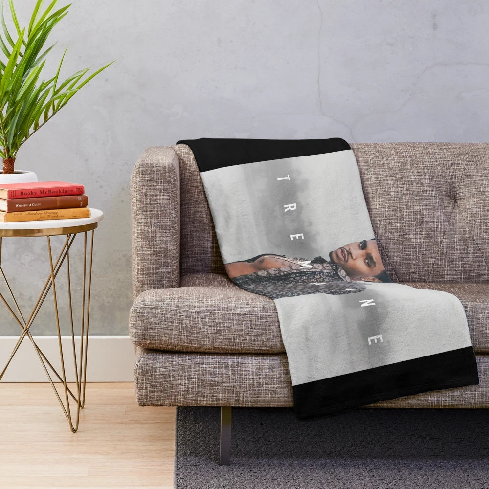 Tremaine Plush Blanket with Trey Songz-inspired Design