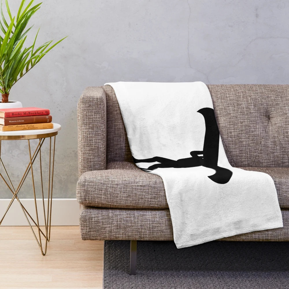 Soft and cozy plush blanket with a playful pun design