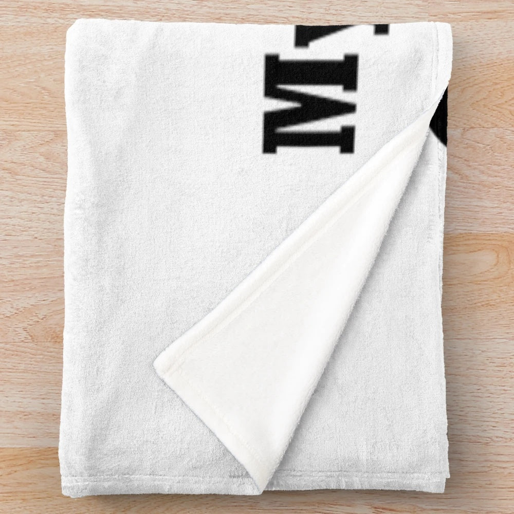 Soft and cozy plush blanket with a playful pun design