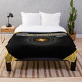 Soft and comfortable plush blanket with a variety of vibrant designs